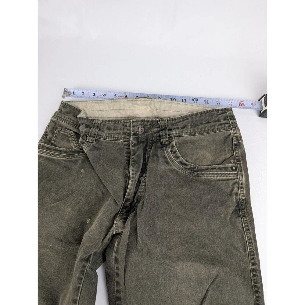 Men's 32x30 Kuhl Kanvus Klassik Jean Chino Gray Hiking Casual Pant Canvas - Picture 5 of 8